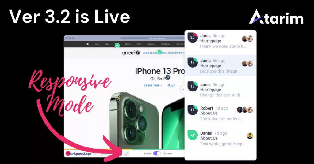 Ver 3.2 is LIVE - Responsive Mode, Rich Text, Internal Tasks and much much more...