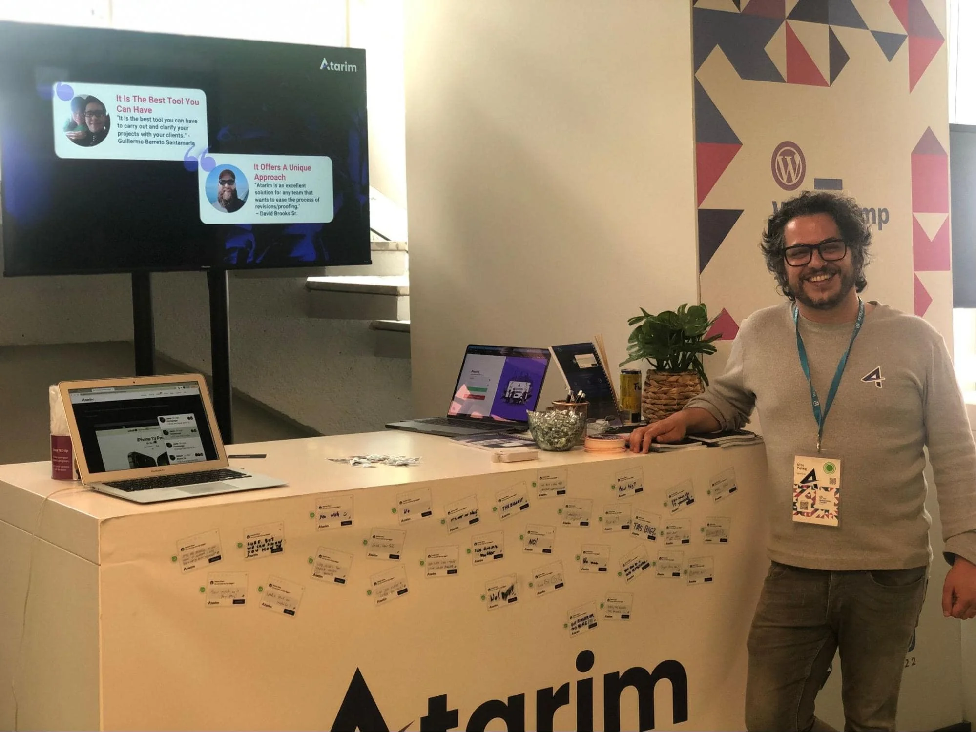 Atarim as a sponsor of WCEU 2022 in Porto, Portugal