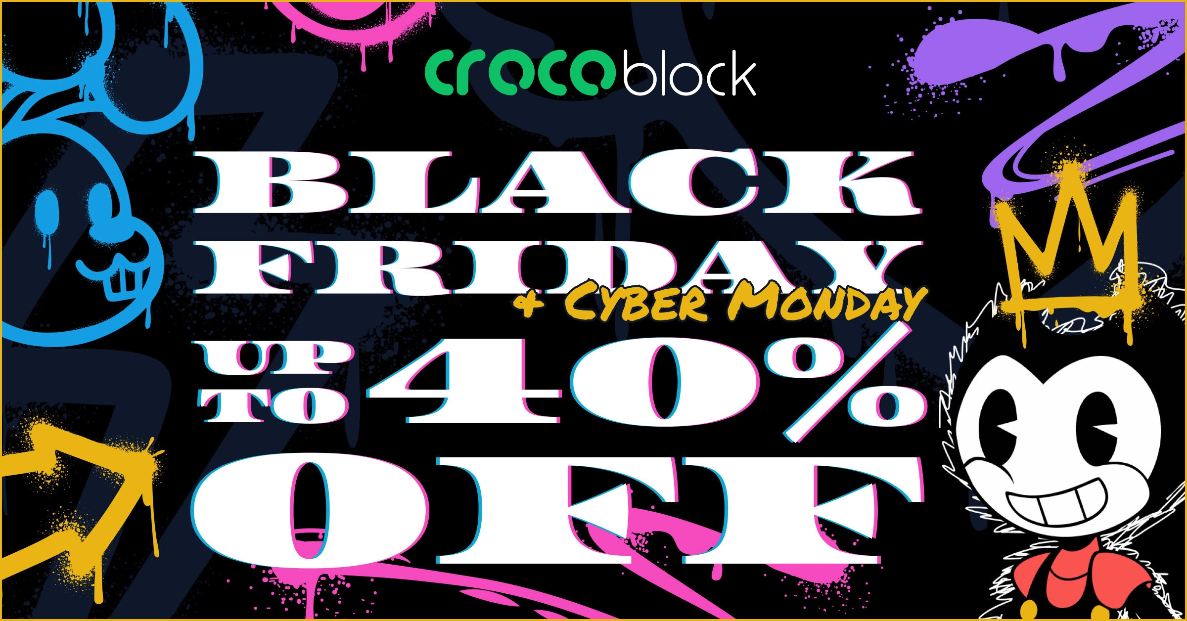 Crocoblock WordPress Toolkit logo for Black Friday 2024 sale