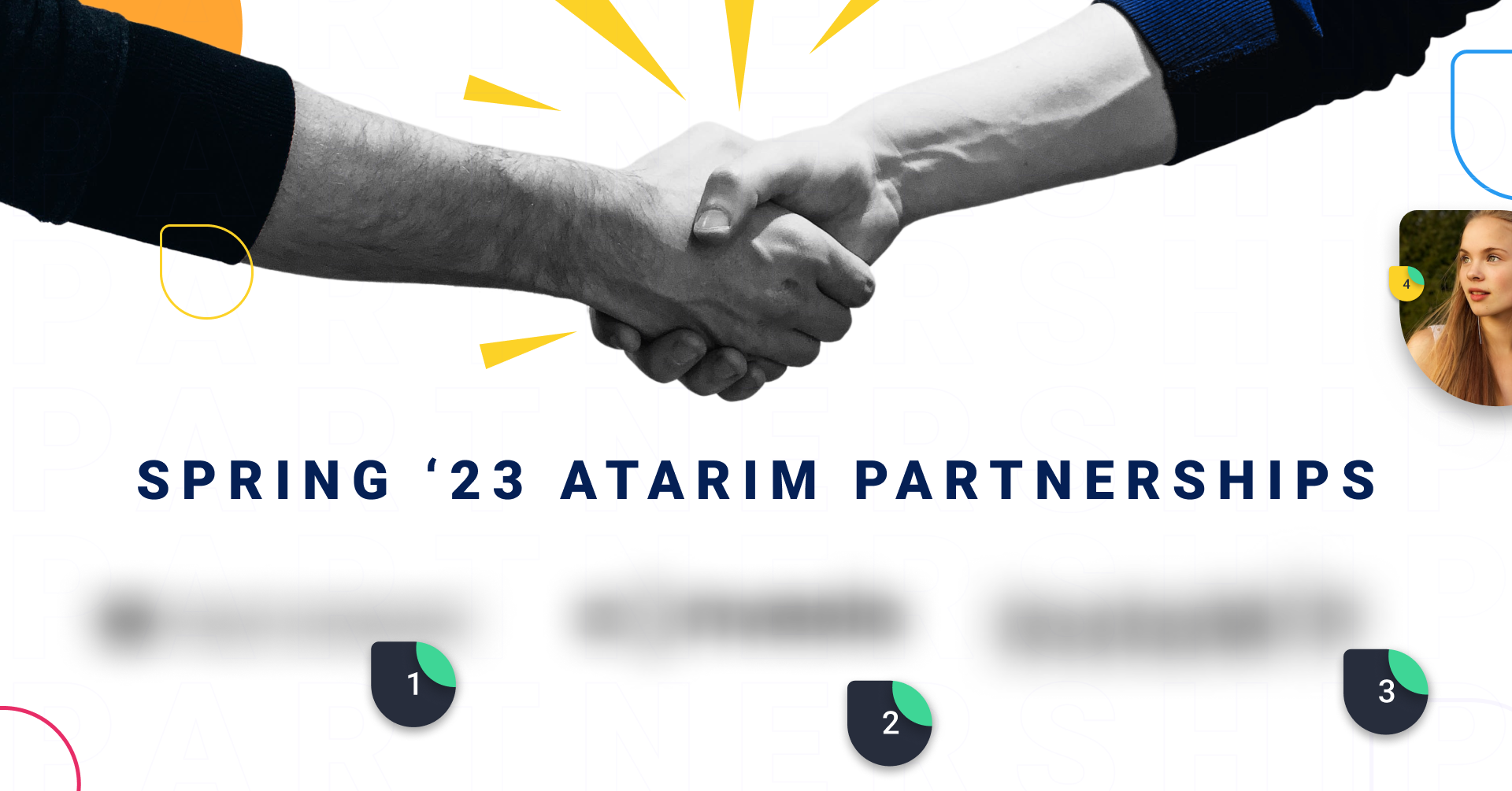 Feature image - Spring 2023 Atarim Partnerships