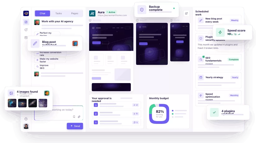 Client dashboard