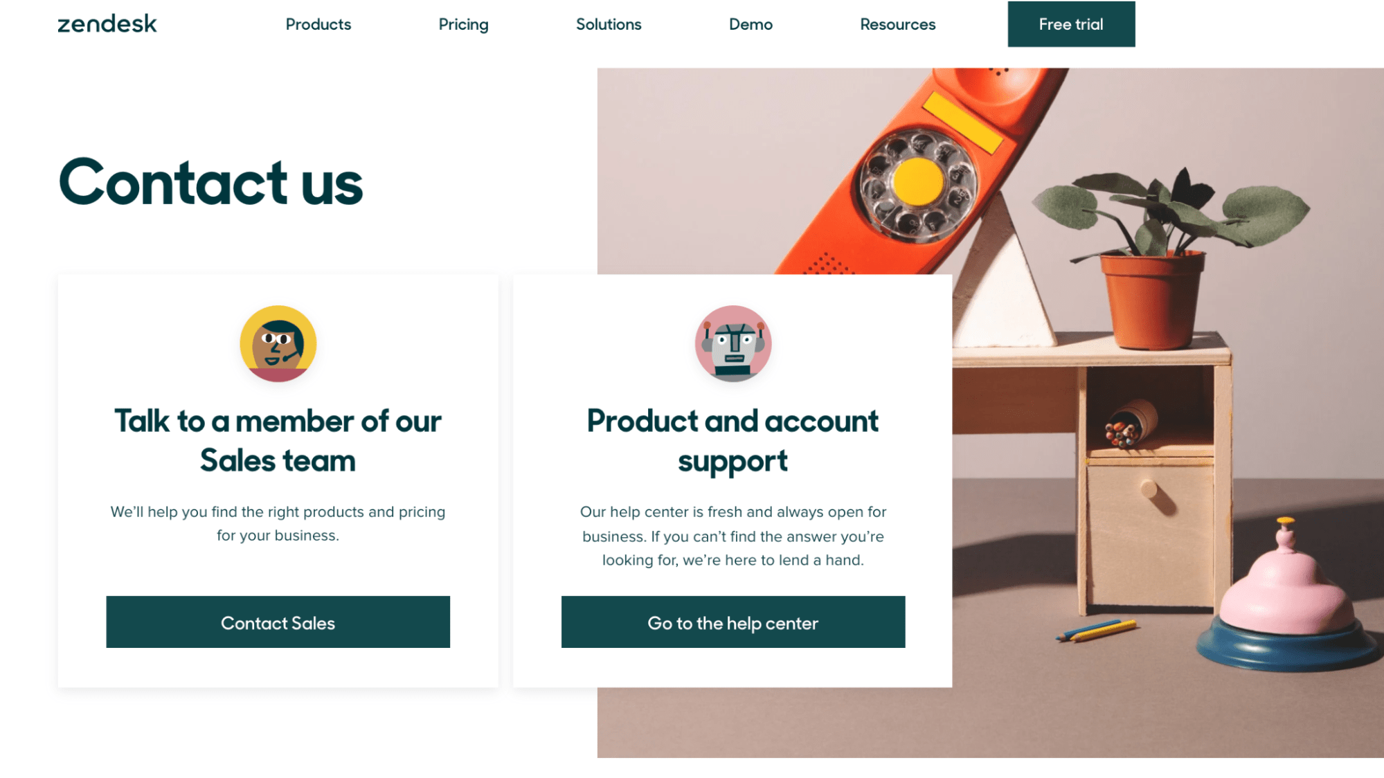 contant page example for online portfolio