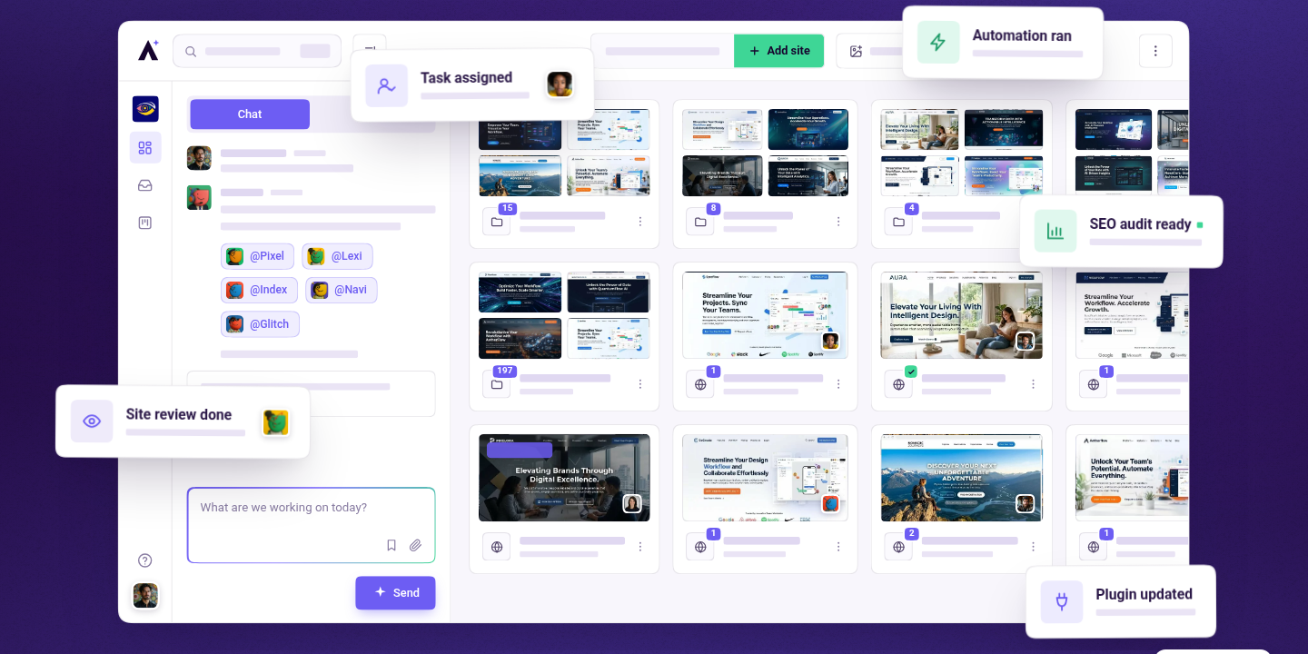 Atarim's real time dashboards to combat web design scope creep