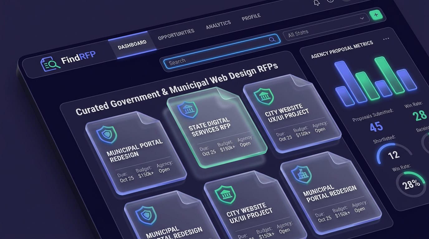 FindRFP platform illustration