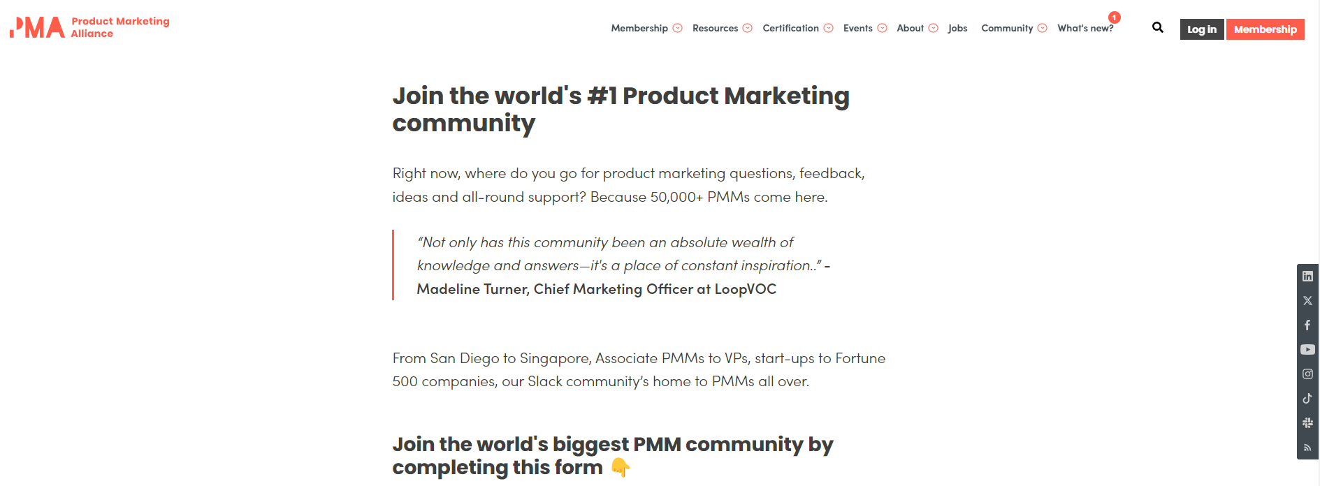 Product Marketing Alliance