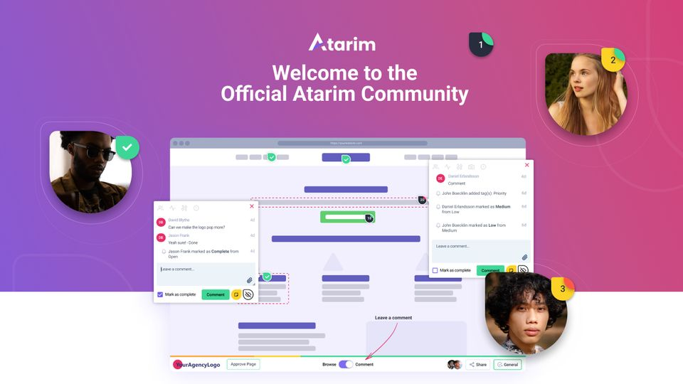 Atarim Community on Facebook