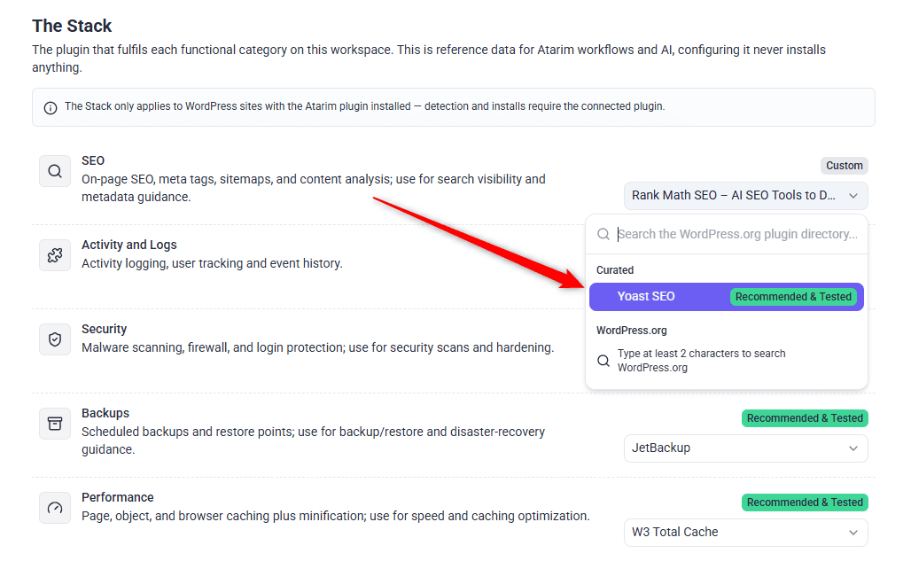 Metadata written through the site's SEO plugin